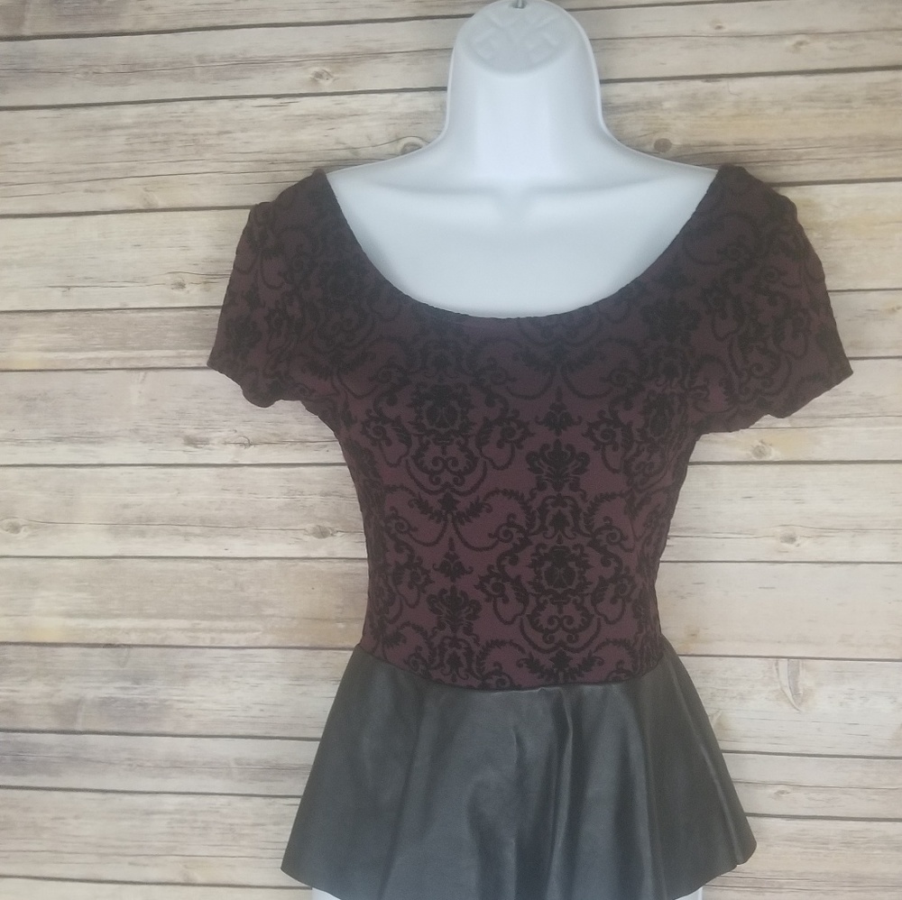 Price Cut!! Charlotte Russe Plum Sexy Top